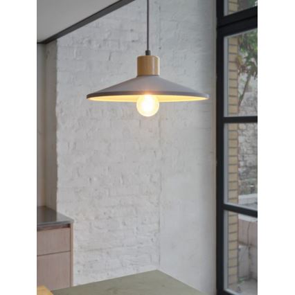 Ledvance - Hängeleuchte DECOR CONCRETE 1xE27/15W/230V d 32 cm Beton grau