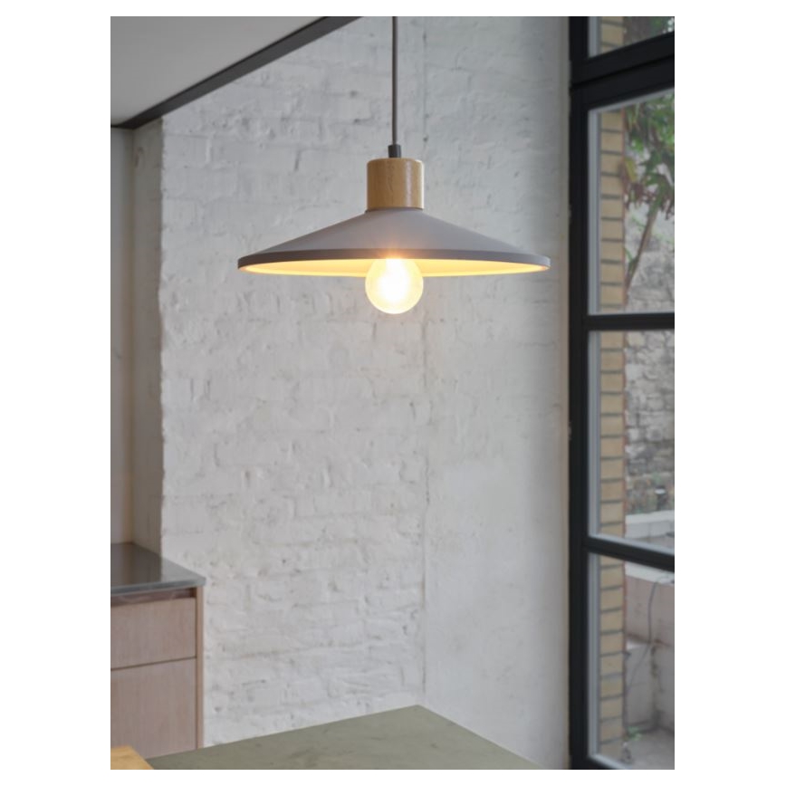 Ledvance - Hängeleuchte DECOR CONCRETE 1xE27/15W/230V d 32 cm Beton grau