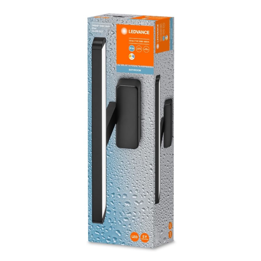 Ledvance - Illuminazione a LED per specchi da bagno DISC BAR LED/7W/230V 3000/4000K IP44