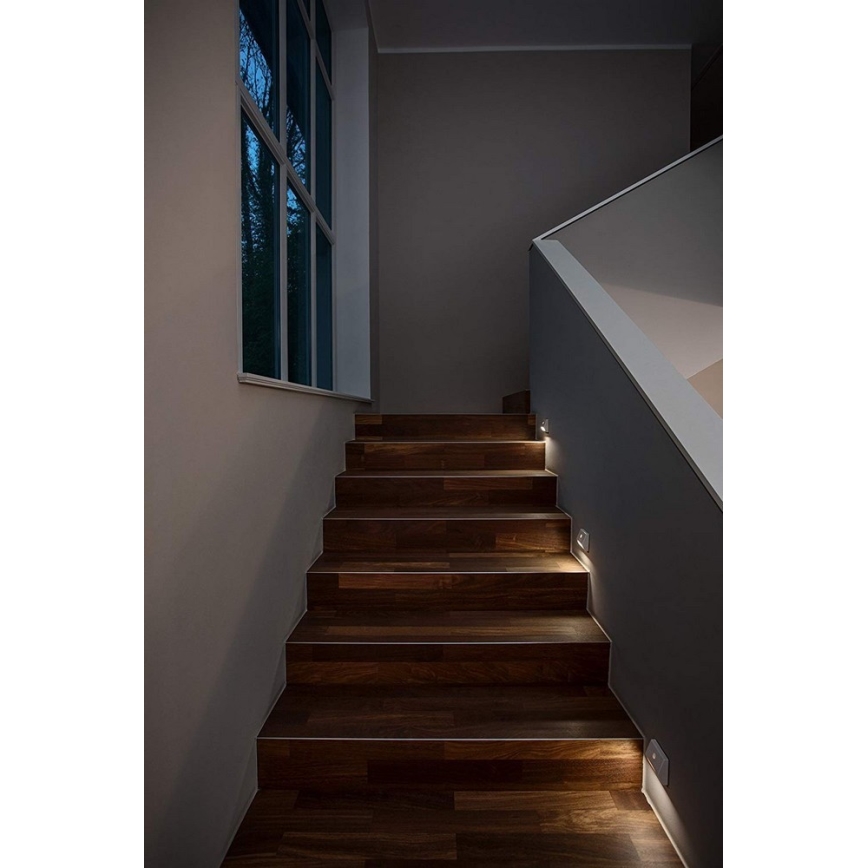 Ledvance - Illuminazione scale a LED con sensore NIGHTLUX LED/0,25W/4,5V IP54