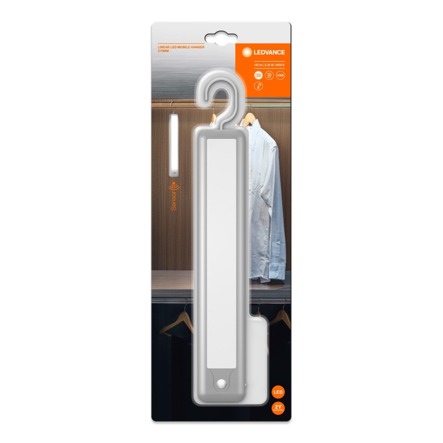 Ledvance - Lampada a sospensione a LED orientabile con sensore MOBILE LED / 2,35W / 5V
