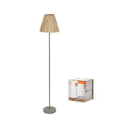 Ledvance - Lampada con piedistallo DECOR RAFFIA 1xE27/15W/230V bastone di rafia