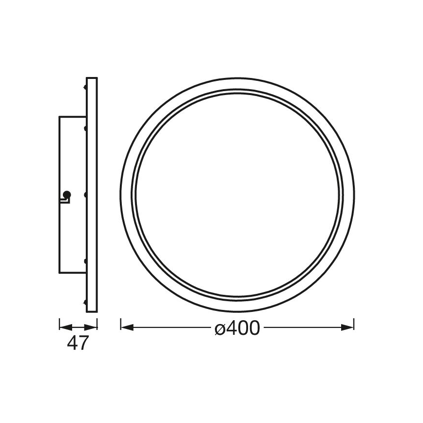 Ledvance - Lampada da bagno LED Dimmerabile SMART+ DISC LED/25W/230V 3000-6500K Wi-Fi IP44