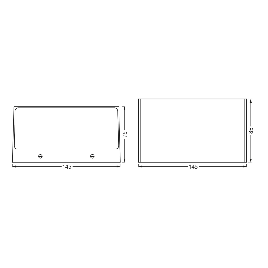Ledvance - Applique da esterno LED RGBW dimmerabile SMART+ BRICK LED/14W/230V Wi-Fi IP44