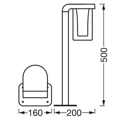 Ledvance -  Lampada da esterno LED RGBW dimmerabile CASCADE LED/10W/230V IP44 Wi-Fi