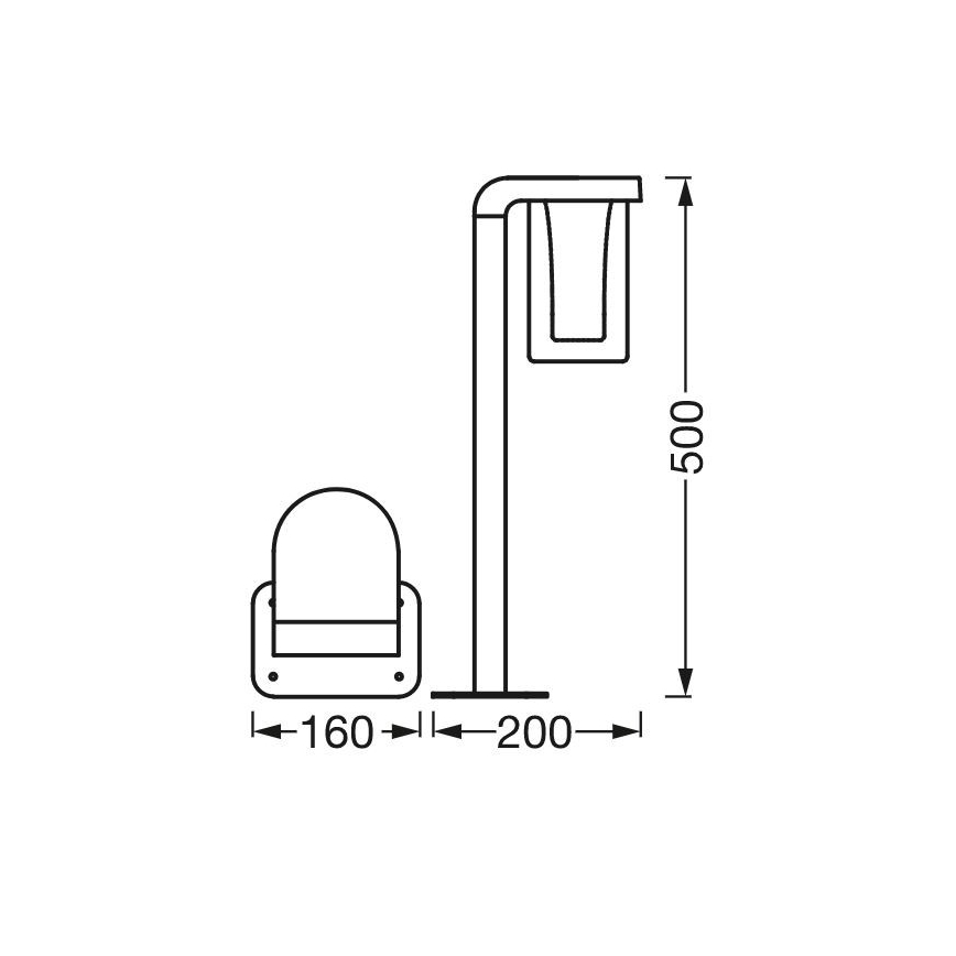 Ledvance -  Lampada da esterno LED RGBW dimmerabile CASCADE LED/10W/230V IP44 Wi-Fi