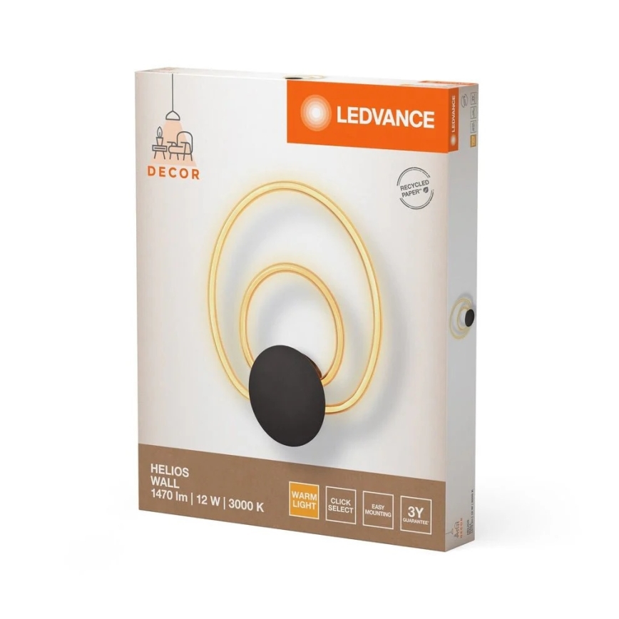 Ledvance - Lampada da parete a LED HELIOS WALL LED/12W/230V 3000K