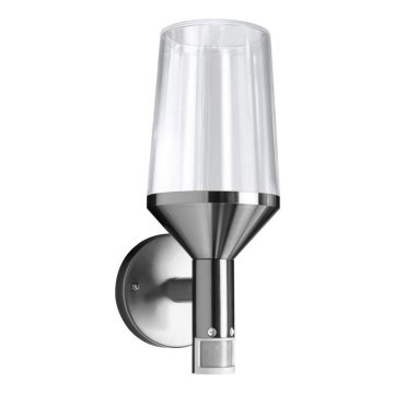 Ledvance - Lampada da parete esterna con sensore CALICE 1xE27/60W/230V IP44