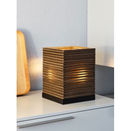 Ledvance - Lampada da tavolo DECOR CARDBOARD 1xE27/15W/230V 20x20 cm