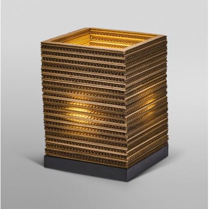 Ledvance - Lampada da tavolo DECOR CARDBOARD 1xE27/15W/230V 20x20 cm