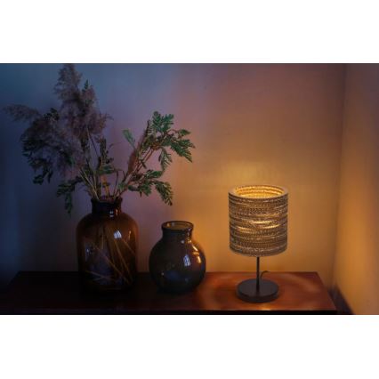 Ledvance - Lampada da tavolo DECOR CARDBOARD 1xE27/15W/230V diametro 20 cm