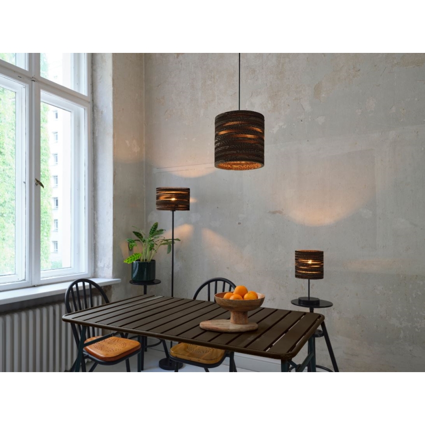 Ledvance - Lampada da tavolo DECOR CARDBOARD 1xE27/15W/230V diametro 20 cm