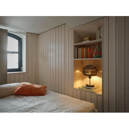 Ledvance - Lampada da tavolo DECOR CARDBOARD 1xE27/15W/230V diametro 26 cm