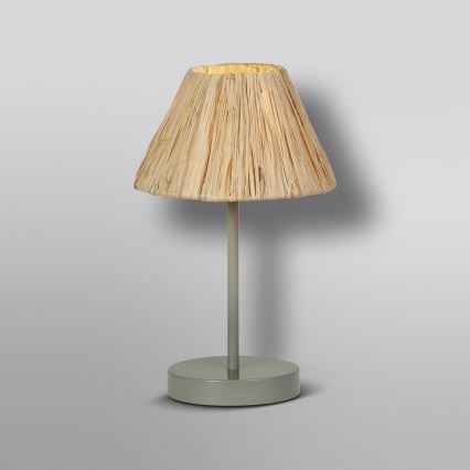 Ledvance - Lampada da tavolo DECOR RAFFIA 1xE27/15W/230V bastone di rafia