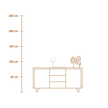 Ledvance - Lampada da tavolo DECOR RAFFIA 1xE27/15W/230V bastone di rafia
