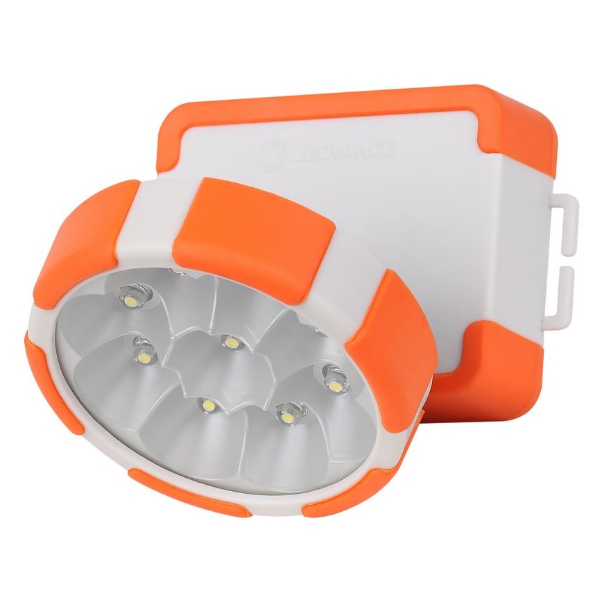 Ledvance - Lampada frontale LED ricaricabile FLASHLIGHT LED/1,5W/5V 1200 mAh