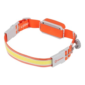 Ledvance - Lampada frontale LED ricaricabile FLASHLIGHT LED/3W/5V 1000 mAh