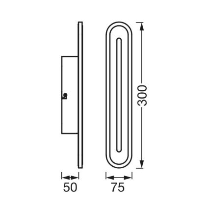 Ledvance - Lampada LED da bagno dimmerabile SMART+ BATH LED/13W/230V 3000-6500K IP44 Wi-Fi