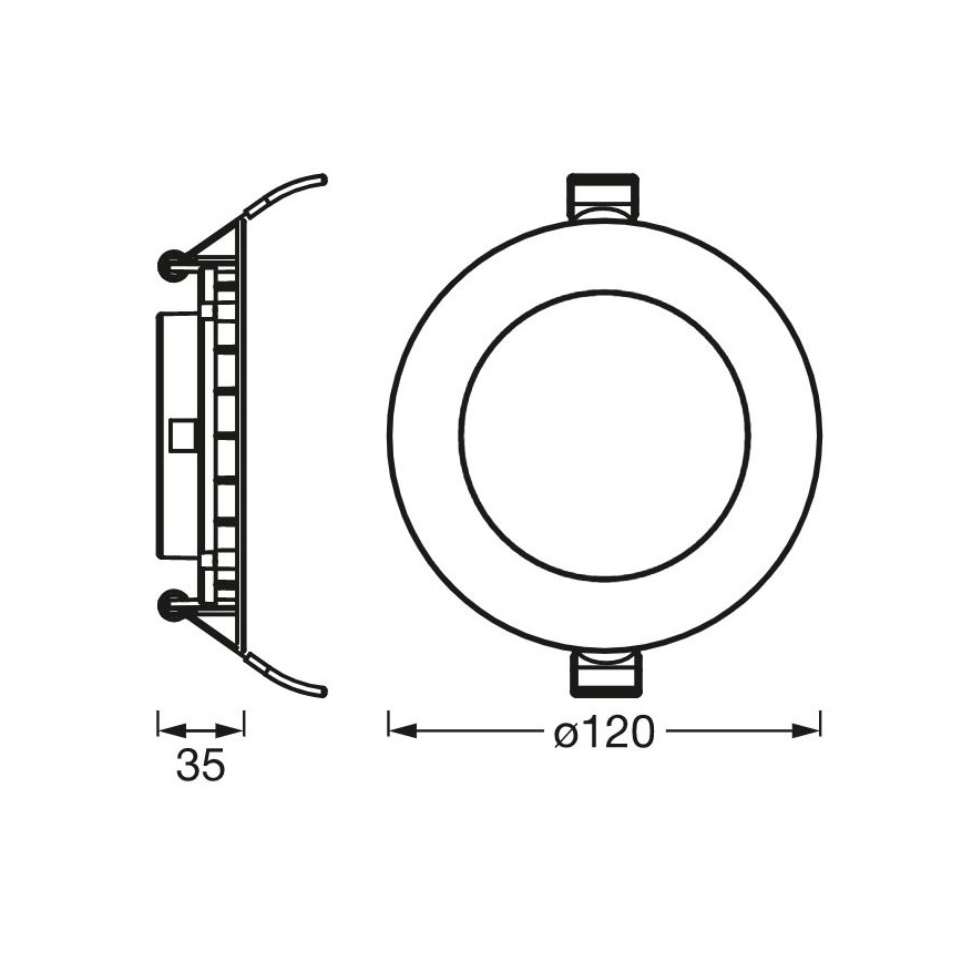 Ledvance - Lampada LED da incasso SLIM LED/8W/230V 6500K