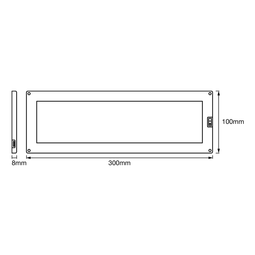 Ledvance - Lampada LED dimmerabile sottopensile con sensore CABINET LED/5W/230V