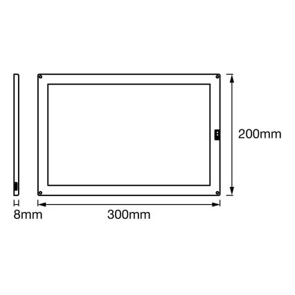 Ledvance - Lampada LED sottopensile dimmerabile con sensore CABINET LED/8W/230V 3000K