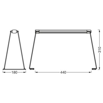 Ledvance - Lampada LED per interni LUCE DA GIARDINO LED/14W/230V