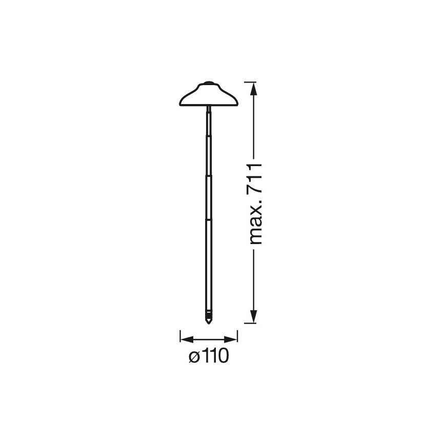 Ledvance - Lampada LED per interni LUCE DA GIARDINO LED/5W/5V