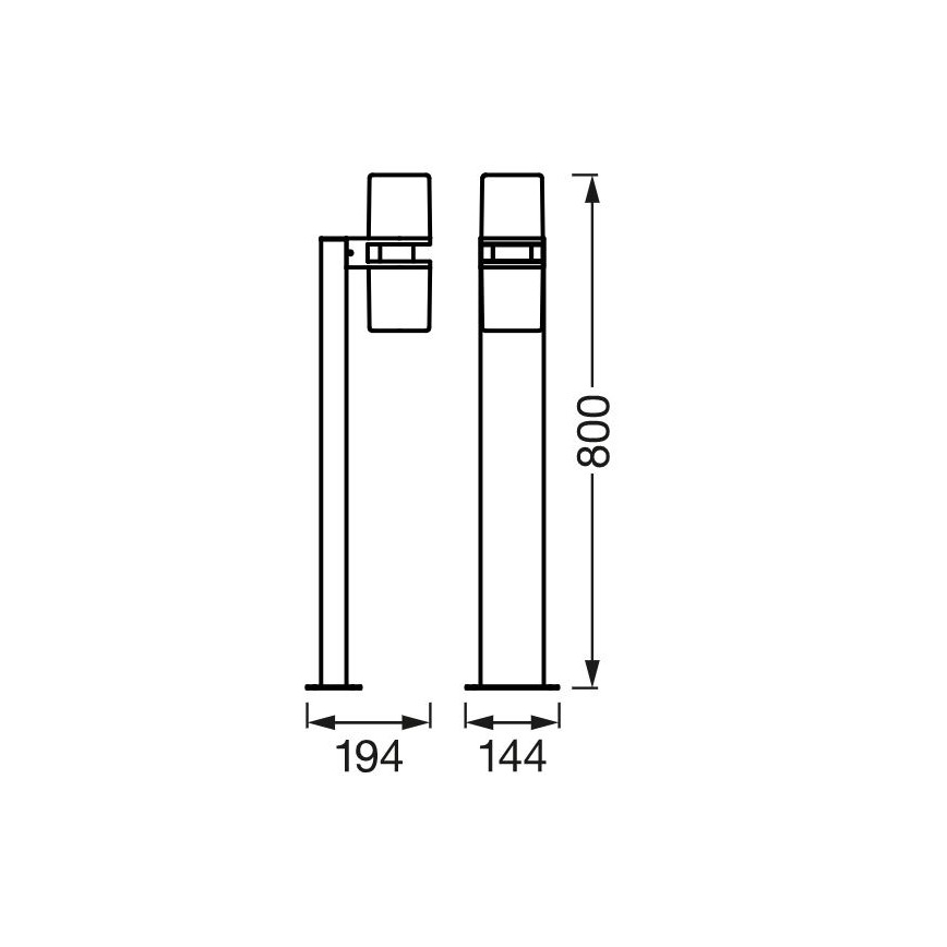 Ledvance - Lampada da esterno LED RGBW dimmerabile SMART+ FLARE 2xLED/7W/230V Wi-Fi IP44