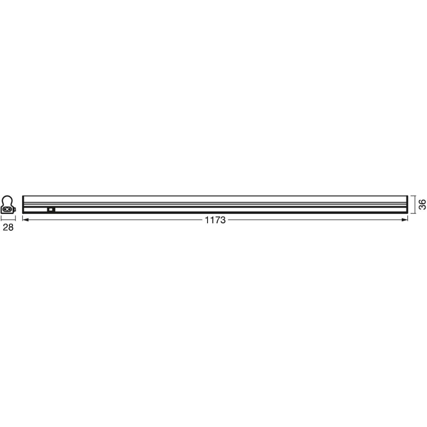 Ledvance - Lampada LED sottopensile con sensore BATTEN LED/14W/230V 120 cm