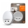Ledvance - Lampada notturna a spina con sensore LUNETTA 2xUSB LED/13W/230V