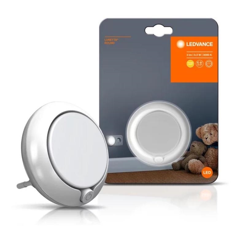 Ledvance - Lampada notturna LED con sensore LUNETTA LED/0,3W/230V 3000K