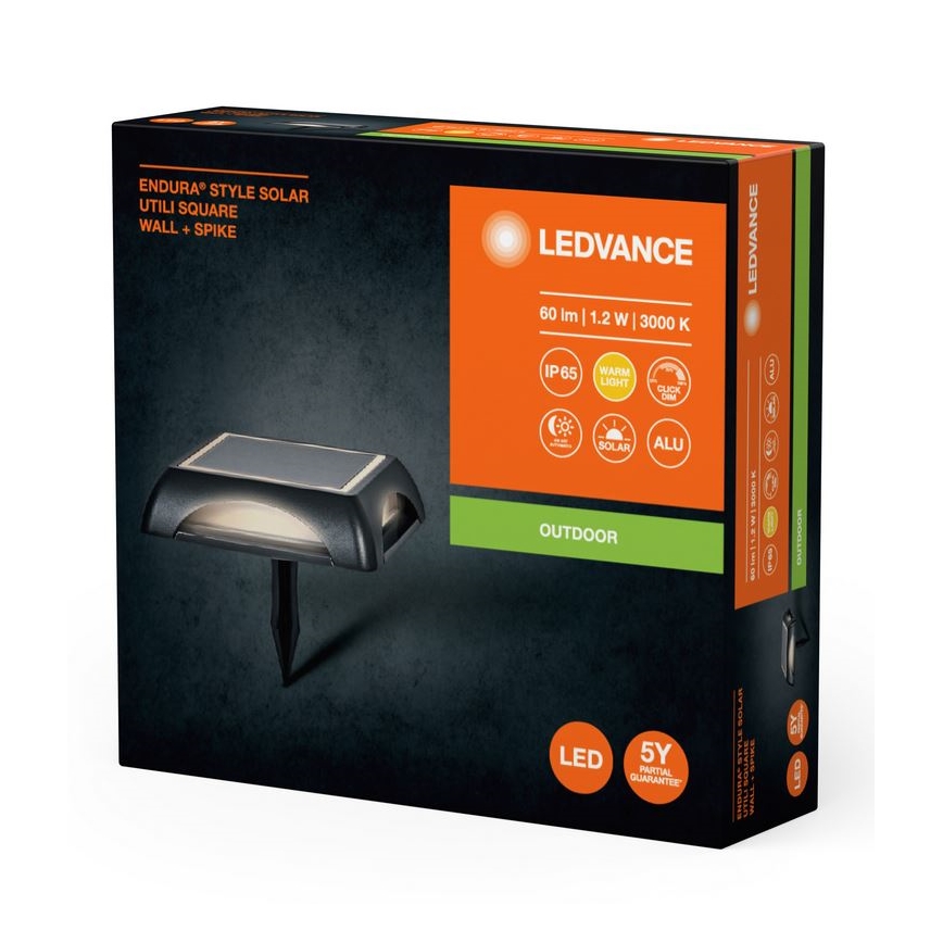 Ledvance - LED Dimmerabile solare lampada ENDURA STYLE SOLAR LED/1,2W/3,7V 2000 mAh IP65