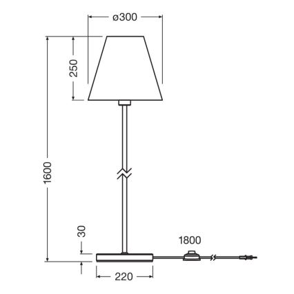 Ledvance - Lampadaire DECOR RAFFIA 1xE27/15W/230V pelote de raphia