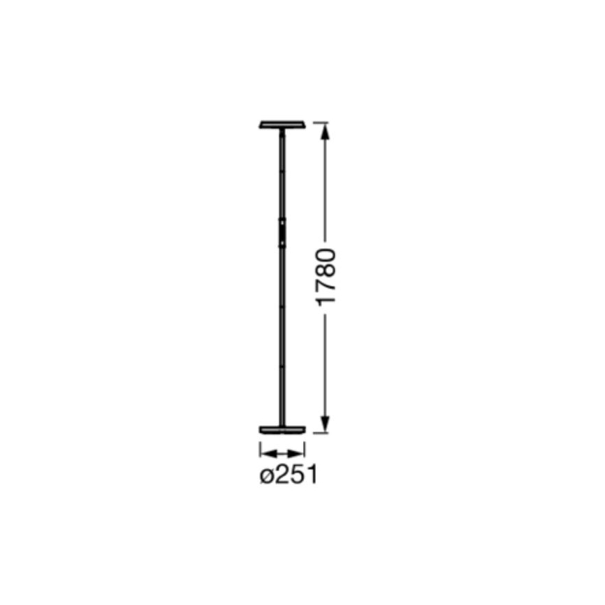 Ledvance - Lampadaire LED RGBW  à intensité variable SMART+ FLOOR LED/13,5W/230V 2700-5000K Wi-Fi