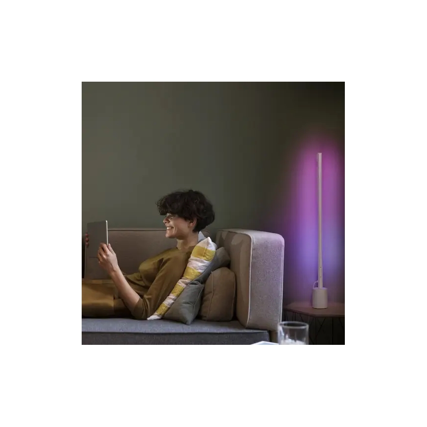 Ledvance - Lampadaire LED RGBW à intensité variable SMART+ FLOOR LED/8W/230V 2700-6500 Wi-Fi blanc + télécommande