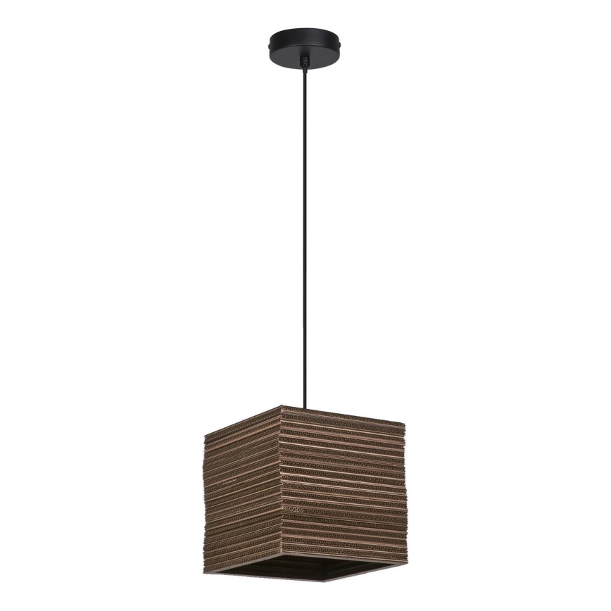 Ledvance - Lampadario a sospensione con filo DECOR CARDBOARD 1xE27/15W/230V 25x25 cm