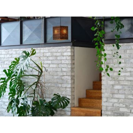 Ledvance - Lampadario a sospensione con filo DECOR CARDBOARD 1xE27/15W/230V 25x25 cm