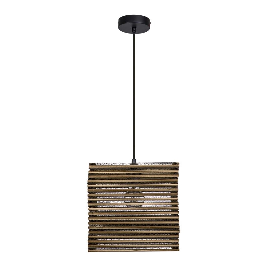 Ledvance - Lampadario a sospensione con filo DECOR CARDBOARD 1xE27/15W/230V 25x25 cm