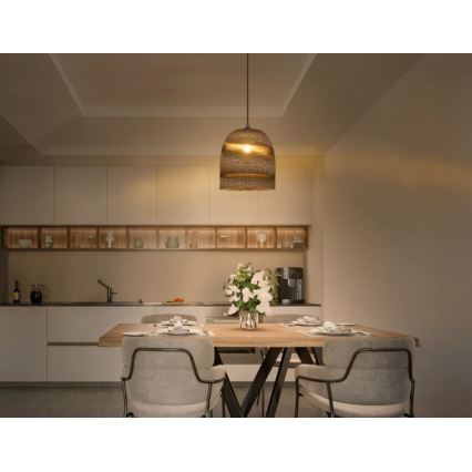 Ledvance - Lampadario a sospensione con filo DECOR CARDBOARD 1xE27/15W/230V diametro 25 cm