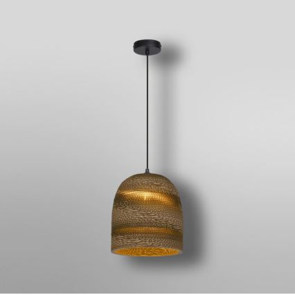 Ledvance - Lampadario a sospensione con filo DECOR CARDBOARD 1xE27/15W/230V diametro 25 cm
