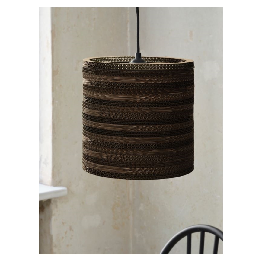 Ledvance - Lampadario a sospensione con filo DECOR CARDBOARD 1xE27/15W/230V diametro 25 cm