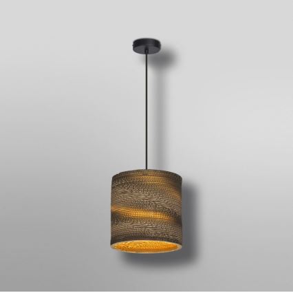 Ledvance - Lampadario a sospensione con filo DECOR CARDBOARD 1xE27/15W/230V diametro 25 cm