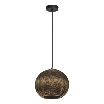 Ledvance - Lampadario a sospensione con filo DECOR CARDBOARD 1xE27/15W/230V diametro 26 cm