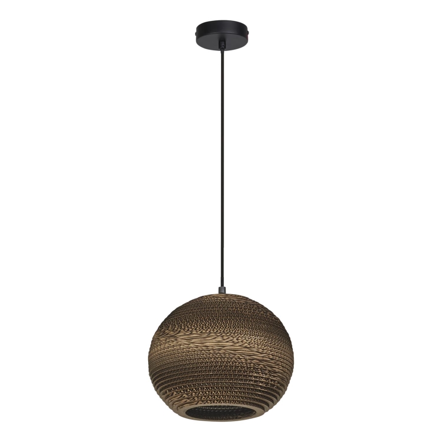 Ledvance - Lampadario a sospensione con filo DECOR CARDBOARD 1xE27/15W/230V diametro 26 cm