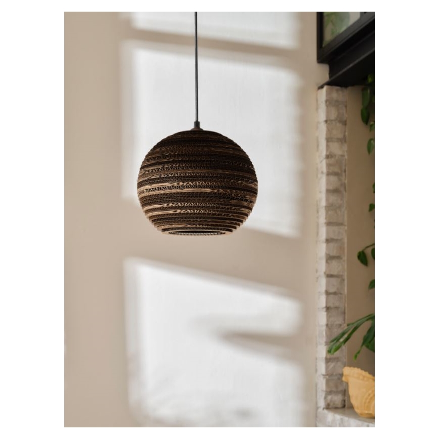 Ledvance - Lampadario a sospensione con filo DECOR CARDBOARD 1xE27/15W/230V diametro 26 cm