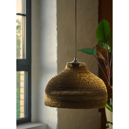 Ledvance - Lampadario a sospensione con filo DECOR CARDBOARD 1xE27/15W/230V diametro 36 cm