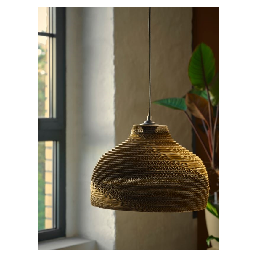 Ledvance - Lampadario a sospensione con filo DECOR CARDBOARD 1xE27/15W/230V diametro 36 cm