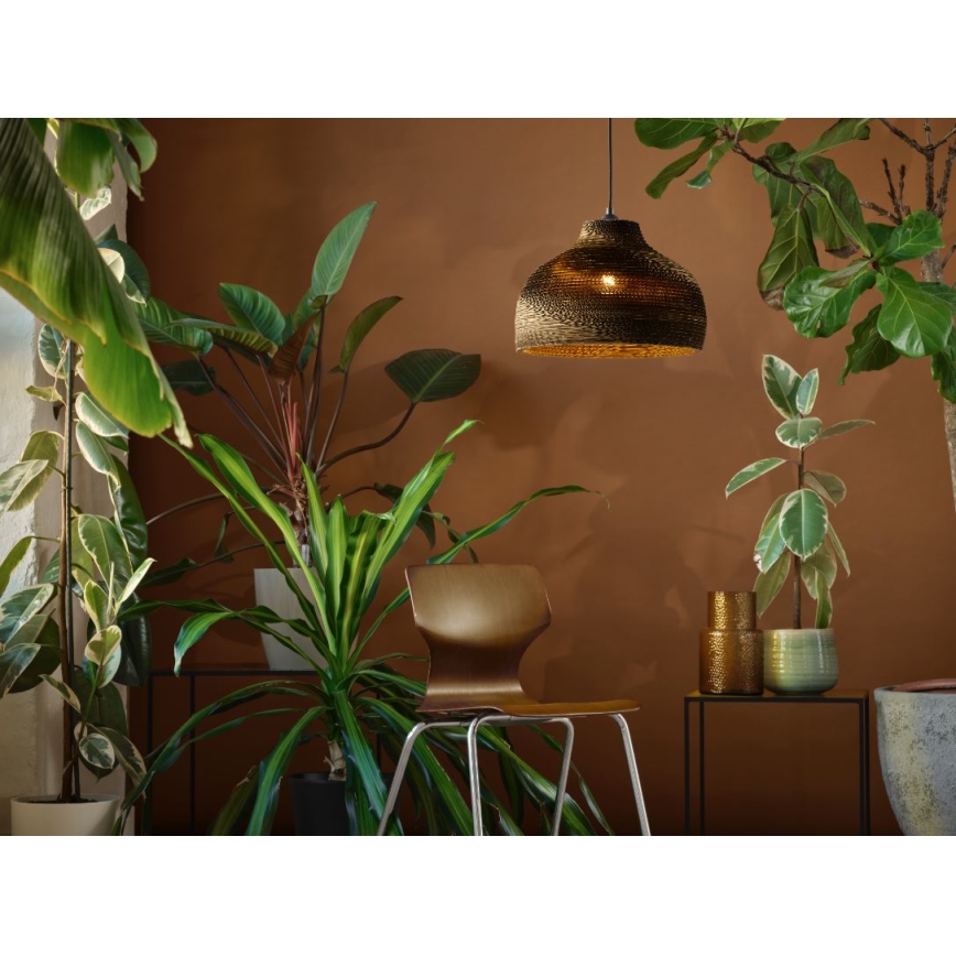 Ledvance - Lampadario a sospensione con filo DECOR CARDBOARD 1xE27/15W/230V diametro 36 cm