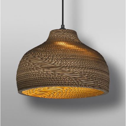 Ledvance - Lampadario a sospensione con filo DECOR CARDBOARD 1xE27/15W/230V diametro 36 cm