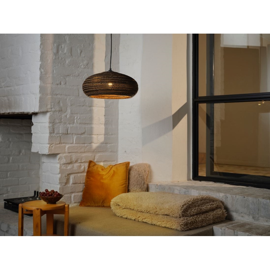 Ledvance - Lampadario a sospensione con filo DECOR CARDBOARD 1xE27/15W/230V diametro 40 cm